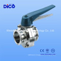 Ce Sanitary Clamp End Butterfly Valve